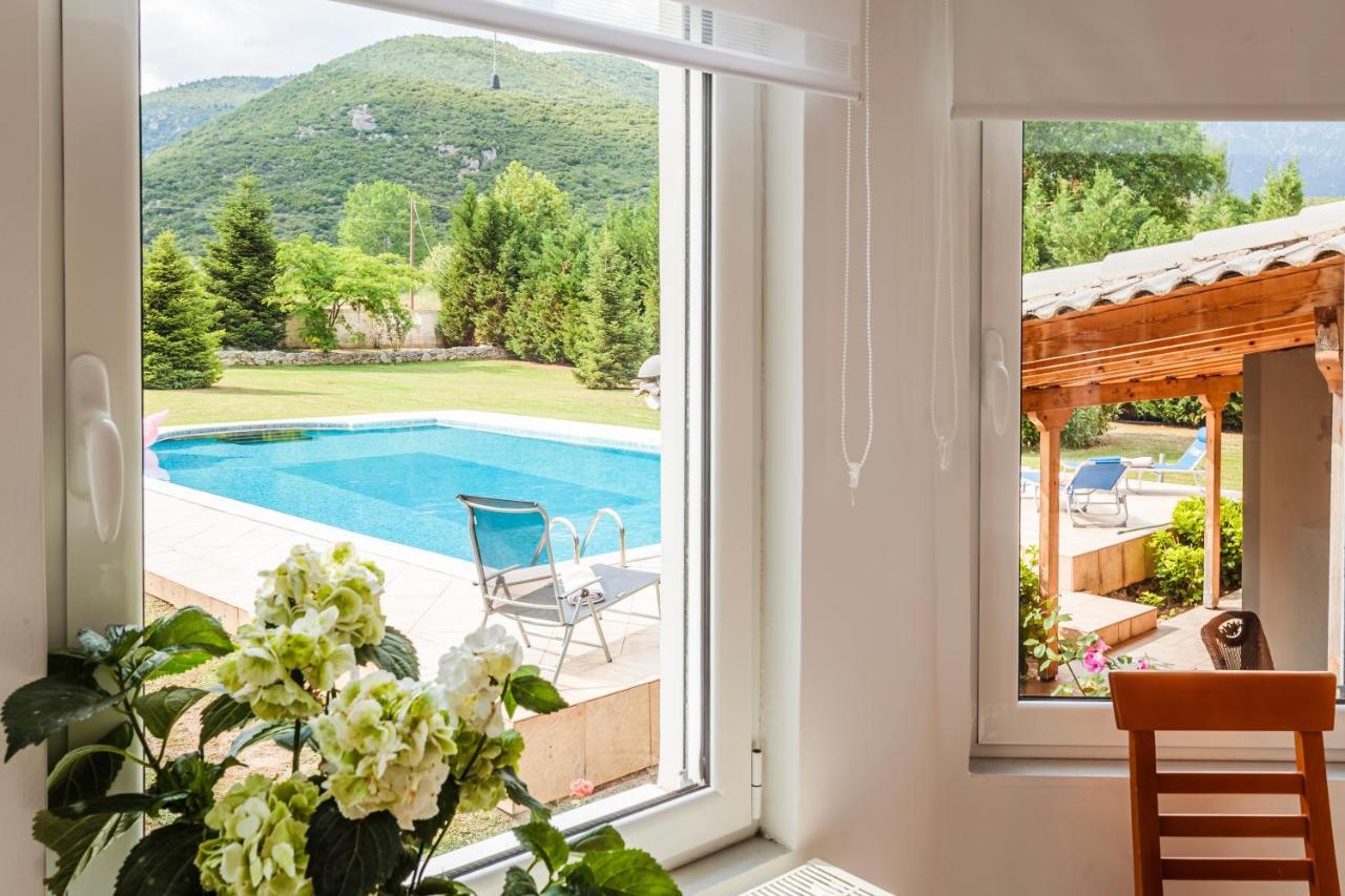 Villa Stymfalia - Luxury Mansion With Private Pool Karteri  Exterior foto